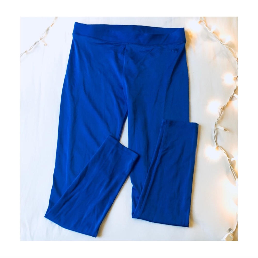Victoria Secret PINK blue leggings XL
